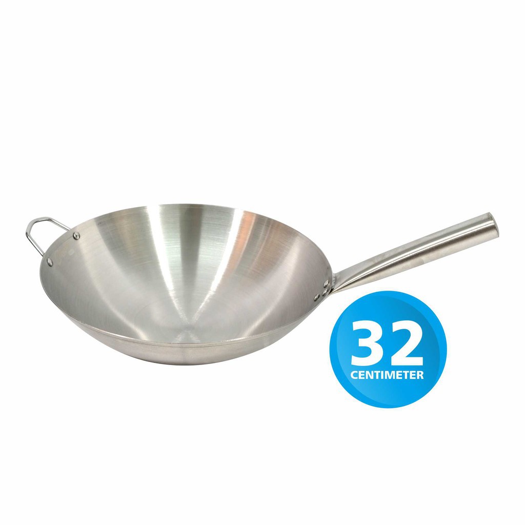 Jual WAJAN STAINLESS STEEL CALYPSO / 555 / VIENNA GAGANG UKURAN 32 CM