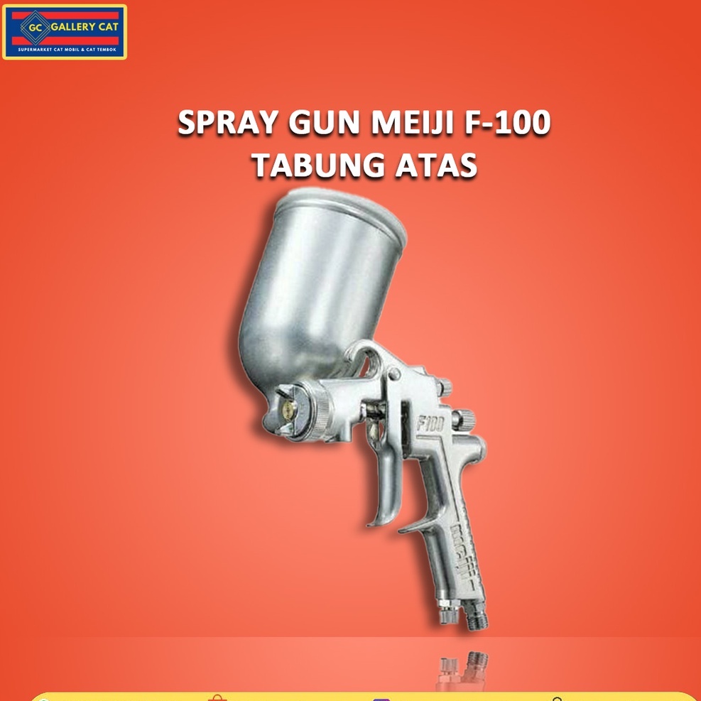 Jual Spray Gun MEIJI F100 F 100 Tabung Atas Taiwan Shopee Indonesia