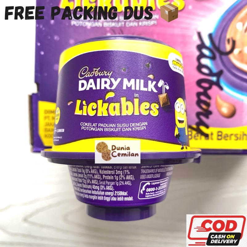 Jual [TERMURAH!] Cadbury Dairy Milk Lickables MINION 20gr SATUAN