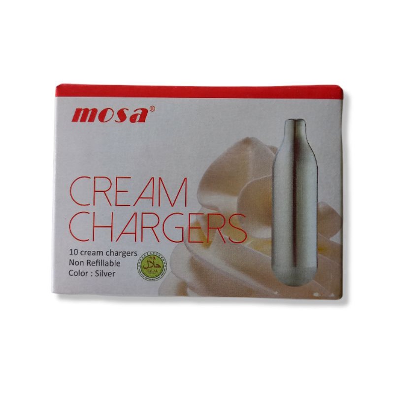 Jual Mosa Cream Charger N20 whipping cream ( 10 pcs/ box ) Shopee