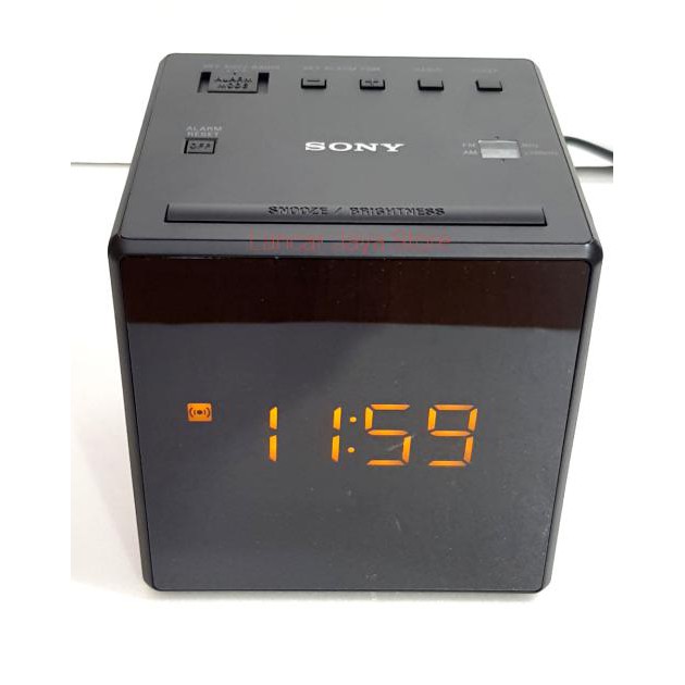 Jual Radio FM/AM Clock Digital Sony ICFC1 Radio Digital ICFC1 Hitam