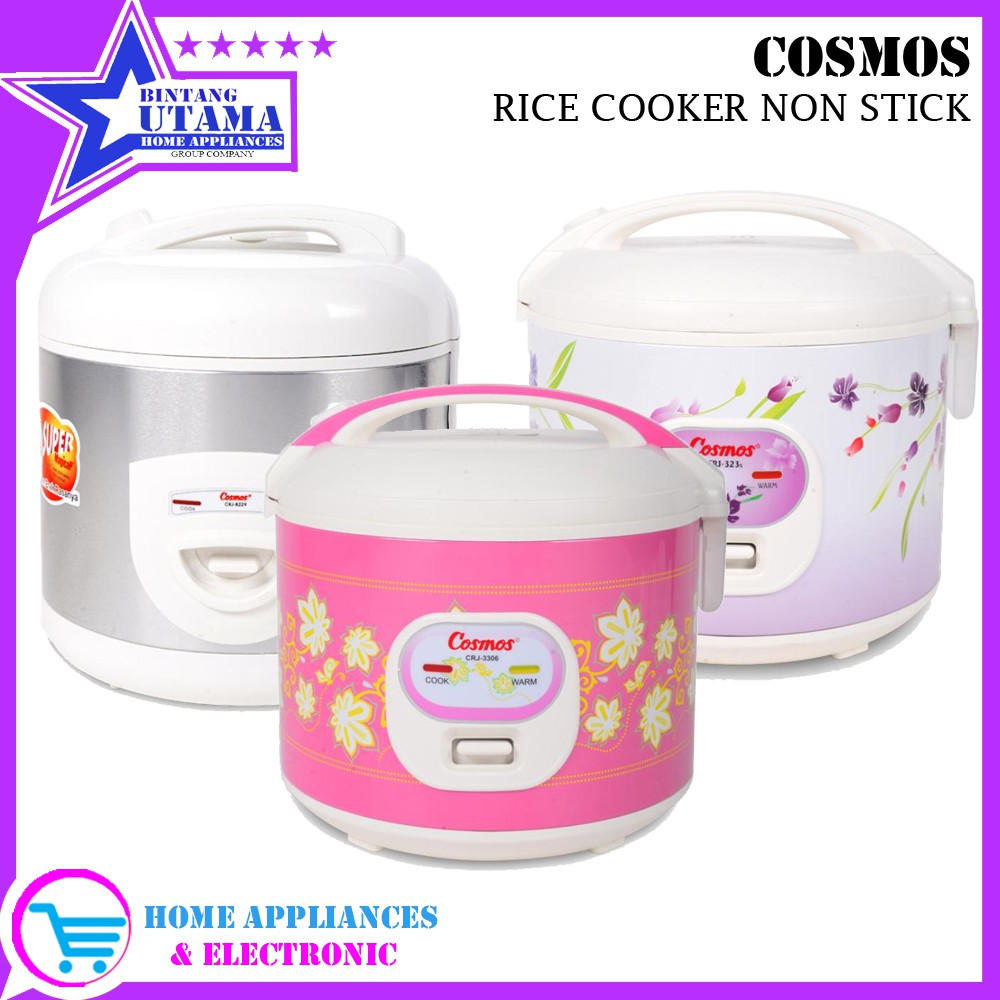 Jual (COD) Magic Com / Rice Cooker Cosmos CRJ 3306 / CRJ323S / CRJ3306