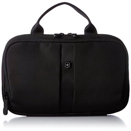 Jual Travel Kit Victorinox Slimline BiFold Toiletry Kit, Black/Black