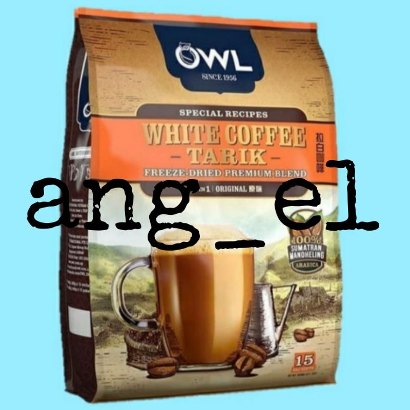 Jual OWL White Coffee Tarik 3 In 1 Original 15 Sachet (540g) Shopee