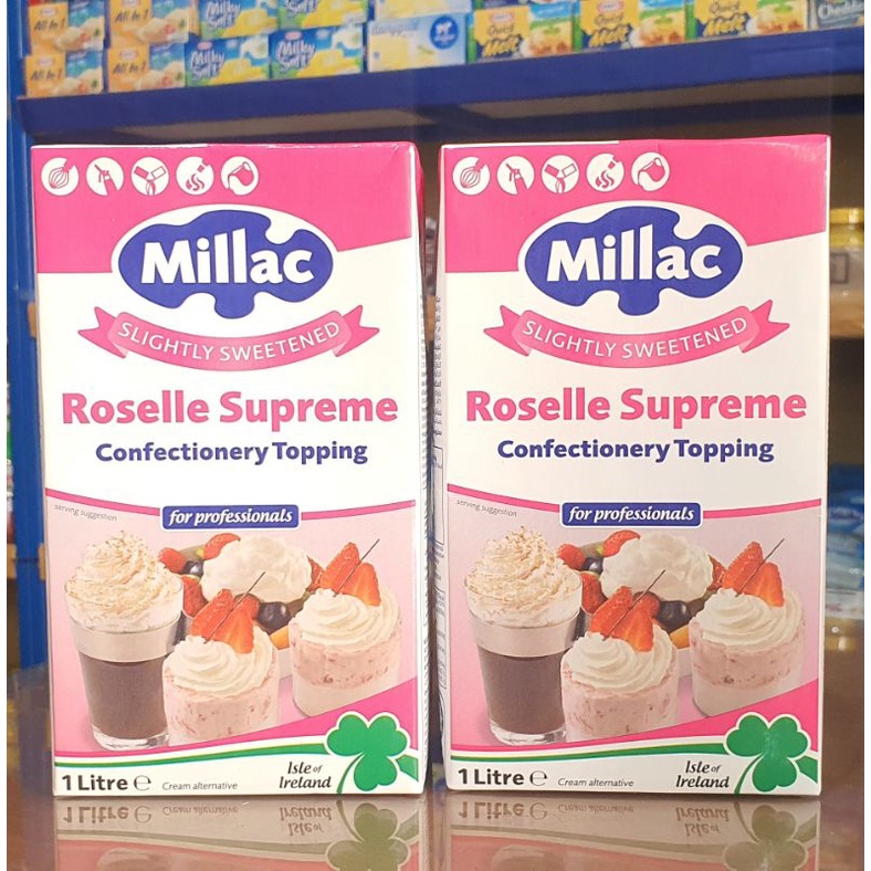 Jual Millac Roselle Supreme / Millac Whipping Cream 1Liter (Expired