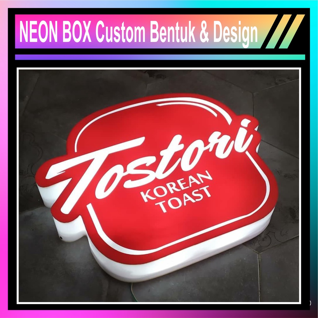 Jual Neon Box Custom Bebas Bentuk dan Design Shopee Indonesia