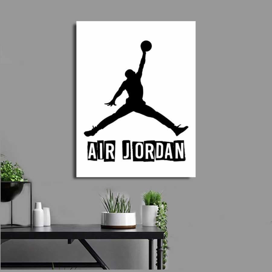 Jual Air Jordan Wall Decor Dinding Poster Basket Dekorasi Kamar