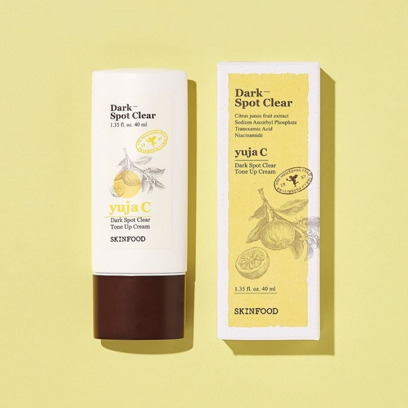Jual SKINFOOD Yuja C Dark Spot Clear Tone Up Sun Cream SPF 50+ PA
