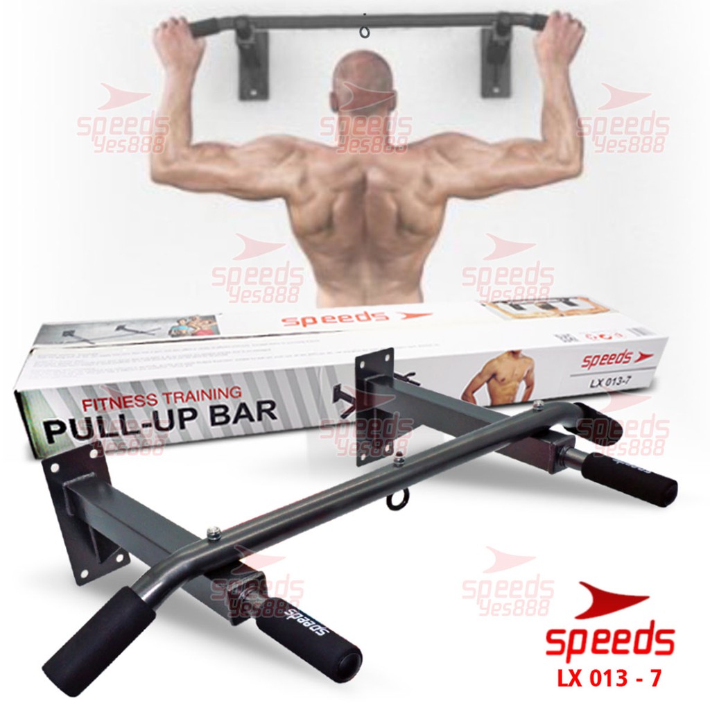Jual SPEEDS Pull Up Bar Iron GYM /Chin Up Bar Door / Pull Up Alat
