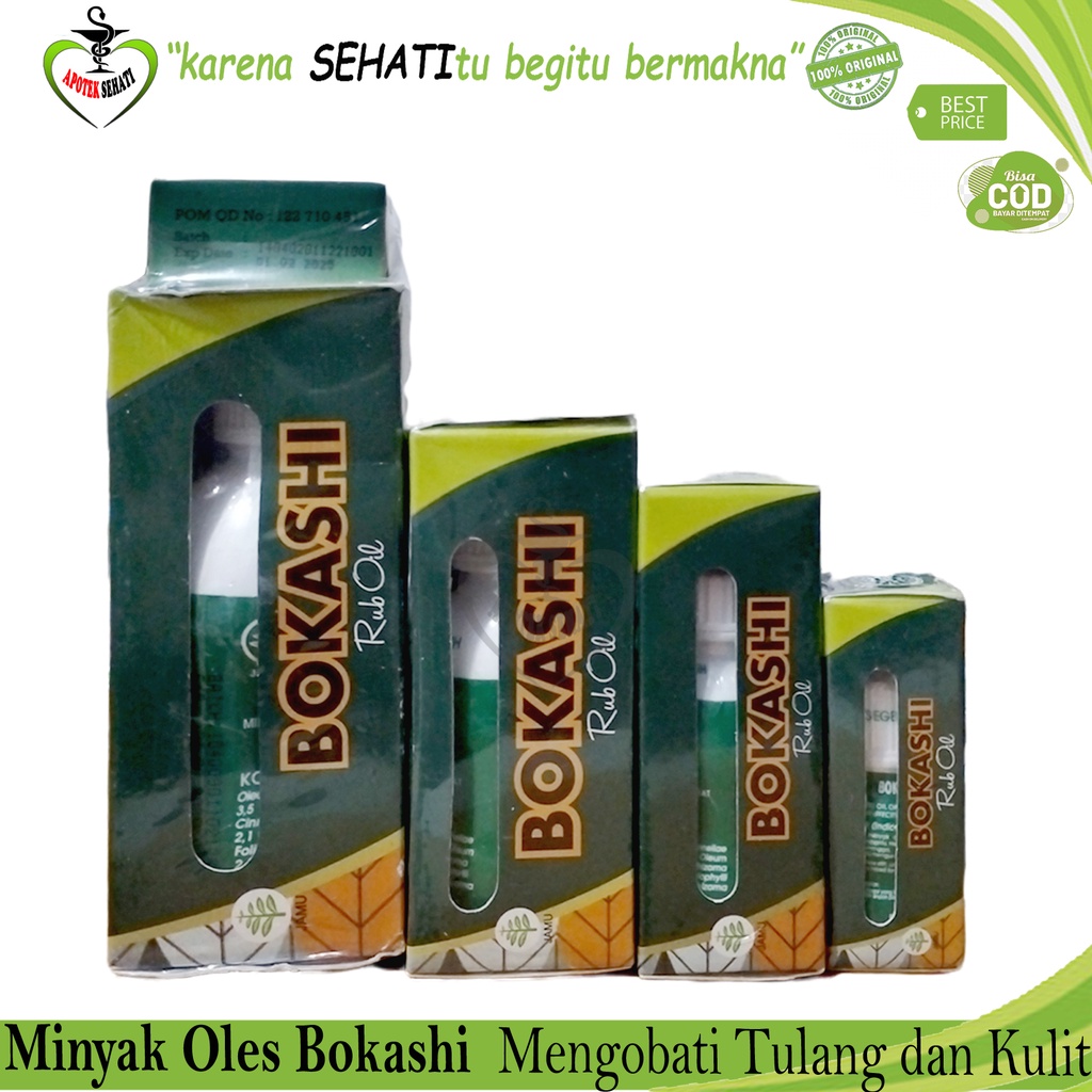 Jual Minyak Bokashi Pak Oles Bokasi Rub Oil Obat Tradisional Nyeri Otot