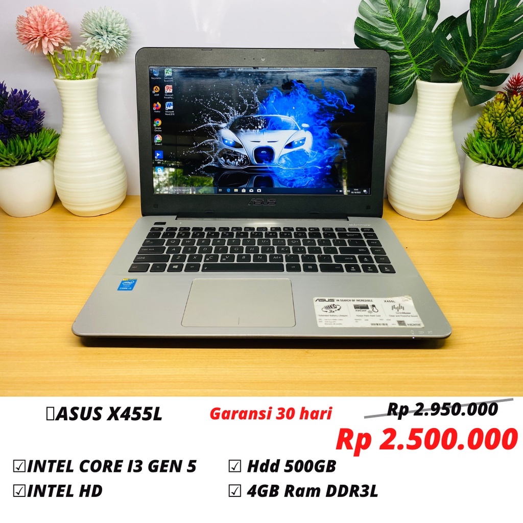 Jual GAS!! LAPTOP ASUS X455L CORE I3 GEN 5 RAM 4GB HDD 500GB Shopee