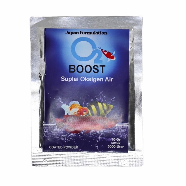 Jual O2 Boost Bubuk Serbuk Oksigen Oxygen Booster Aquarium Kolam Ikan