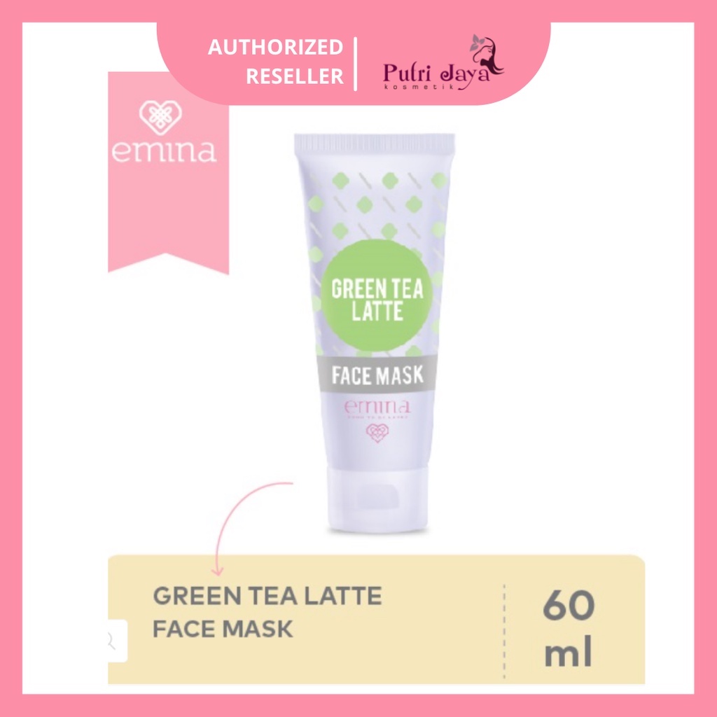 Jual EMINA Green Tea Latte Face Mask 60ML Shopee Indonesia