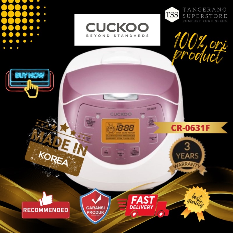 Jual RICE COOKER DIGITAL 1.08L CUCKOO CR0631F CR0631F LCD DISPLAY