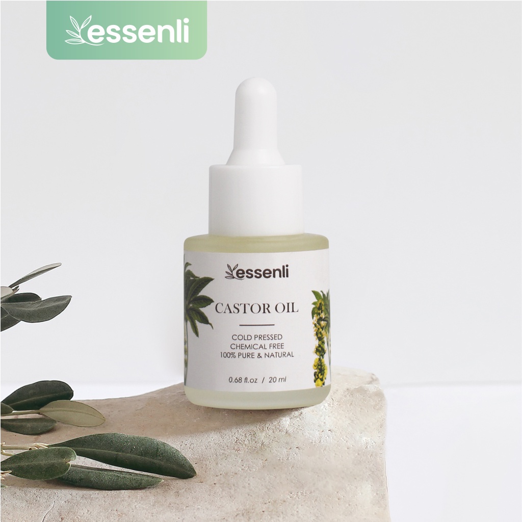 Jual ESSENLI Pure Castor Oil Minyak Castor Murni / Face and Hair Oil