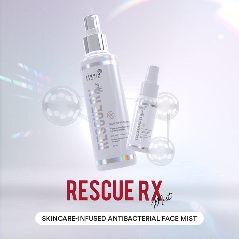 Jual Studio Tropik Rescue RX Antibacterial Face Mist Shopee Indonesia