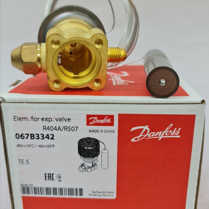 Jual DANFOSS ELEMENT EXPANSION VALVE TES5/TE5 FOR R404A/R507 (067B3342