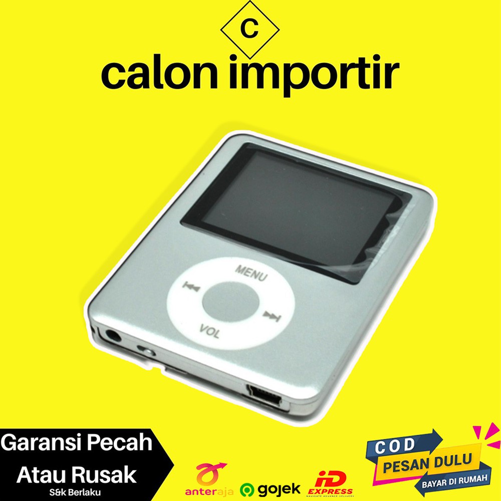 Jual Mini Mp3 Player Classic Walkman Walkmen Jadul FREE EARPHONE Support Radio FM & Micro SD