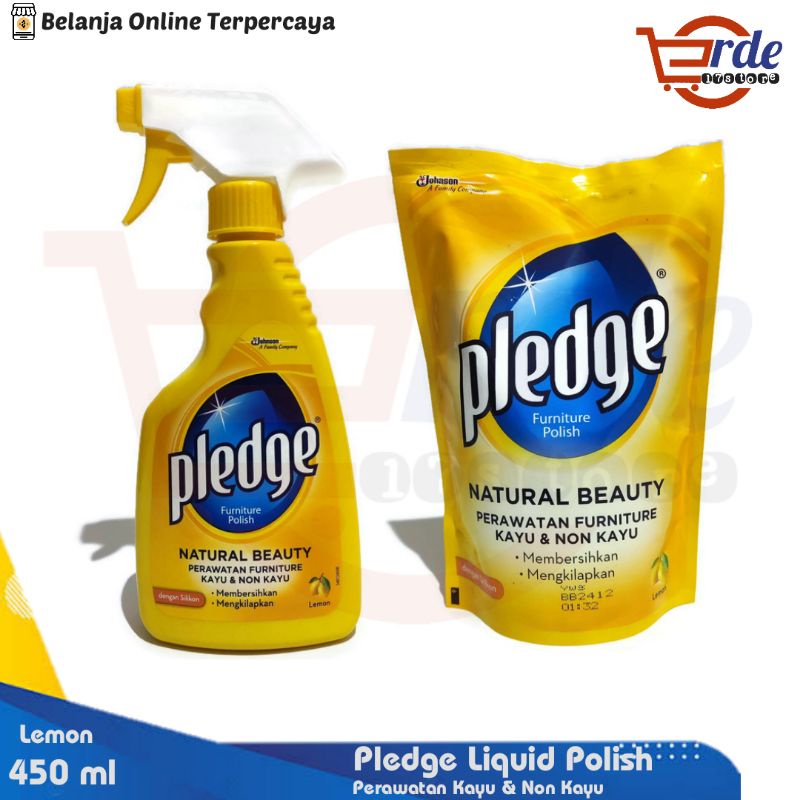 Jual Pledge Furniture Polish Liquid 410 ml Spray / Refill Shopee