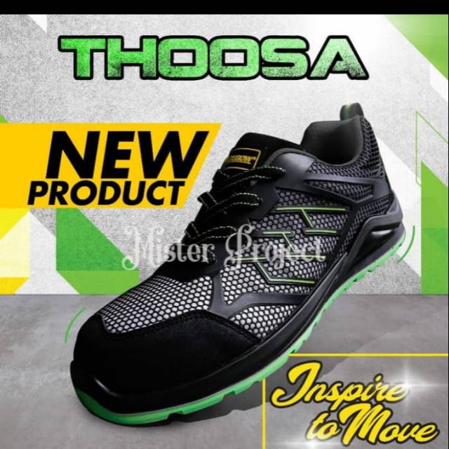 Jual Sepatu Safety Krisbow Thoosa Safety Shoes Krisbow Shopee Indonesia