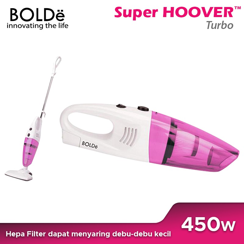 Jual BOLDe Super HOOVER TURBO Compact Vacuum Cleaner Warna Penyedot