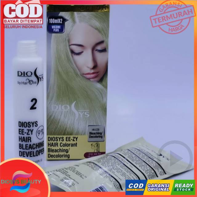 Jual COD Diosys Bleaching / bleaching rambut diosys set 100gr semir