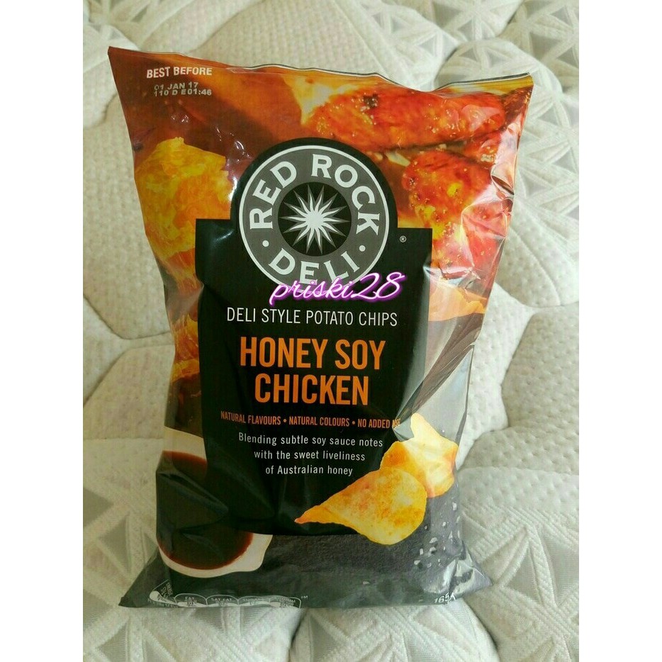 Jual RED ROCK DELI POTATO CHIPS HONEY SOY CHICKEN Shopee Indonesia