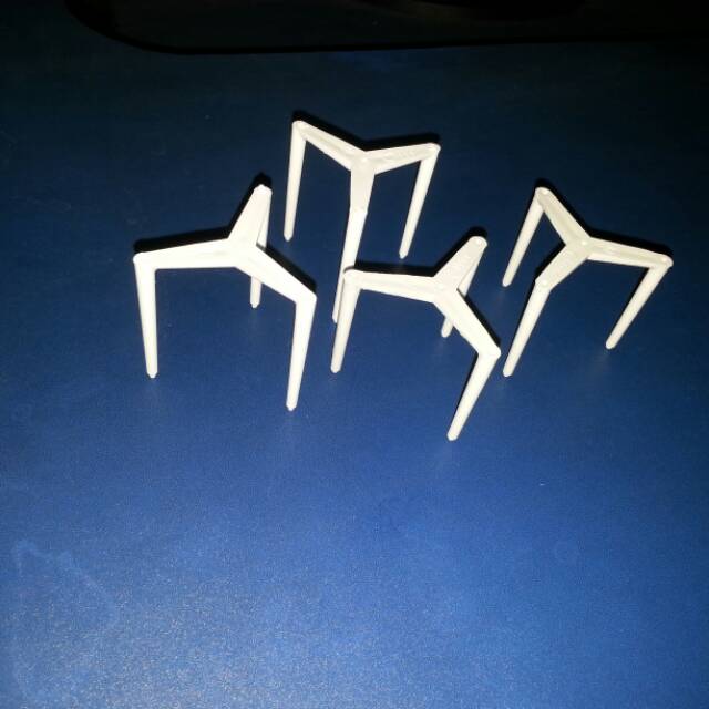 Jual Lid support piza kaki tiga pizza penopang doos pizza Isi 300pcs