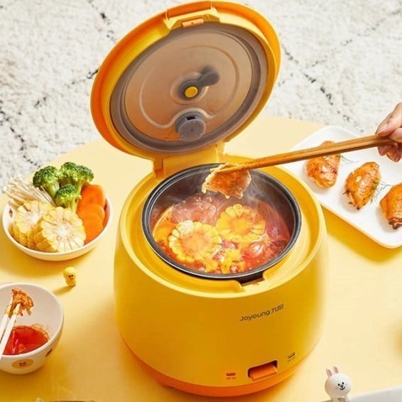 Jual New JOYOUNG Line Friends Rice Cooker 1,5L Bear Brown and Sally