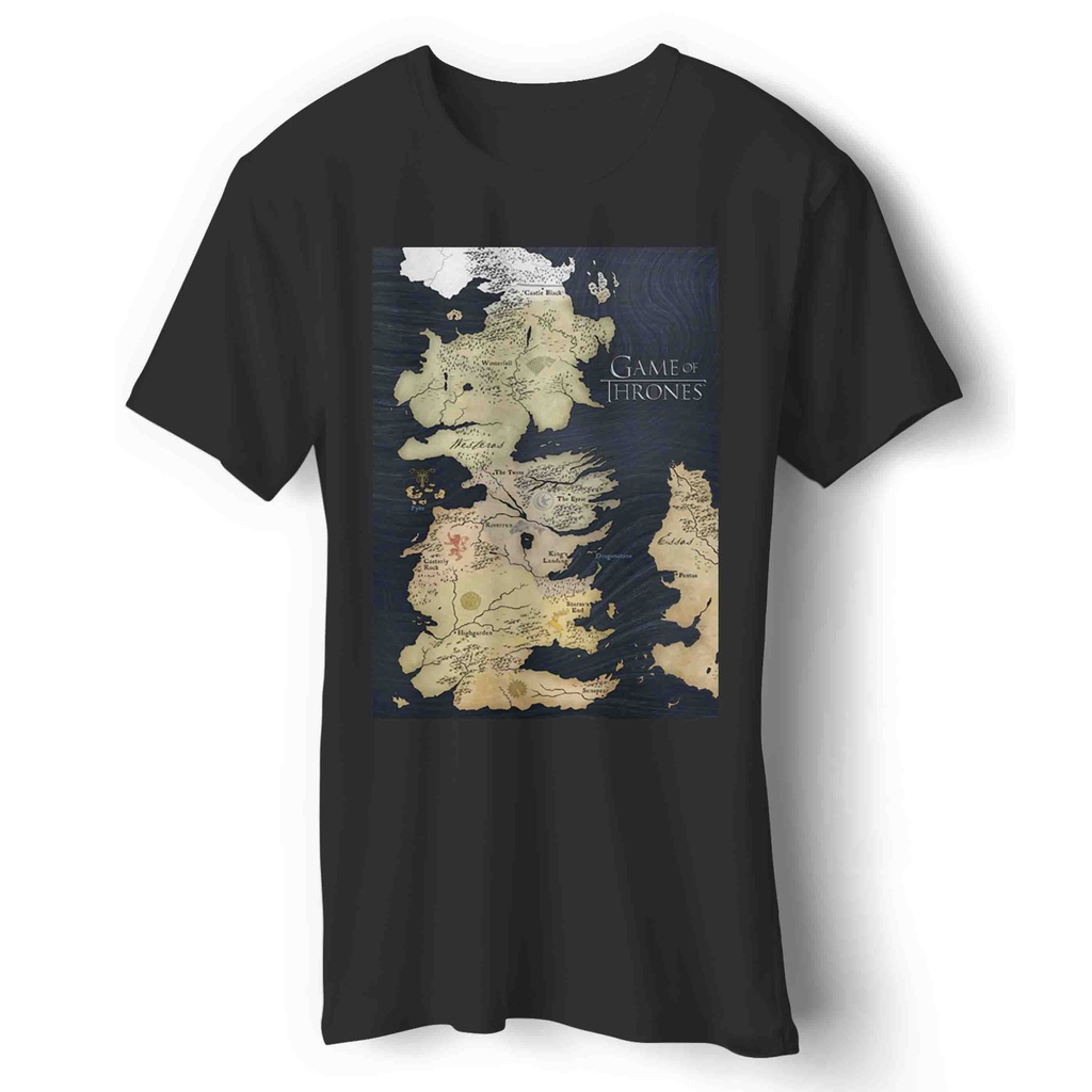 Jual Kaos Game Of Thrones King Landing Maps Shopee Indonesia