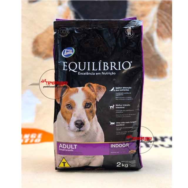 Jual equilibrio adult dog 2 kg small breed indoor dog food makanan