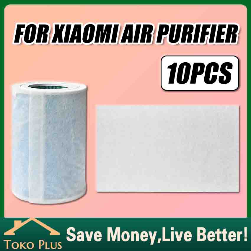 Jual 10Pcs Electrostatic COTTON HEPA Antidust Filter Air Purifier