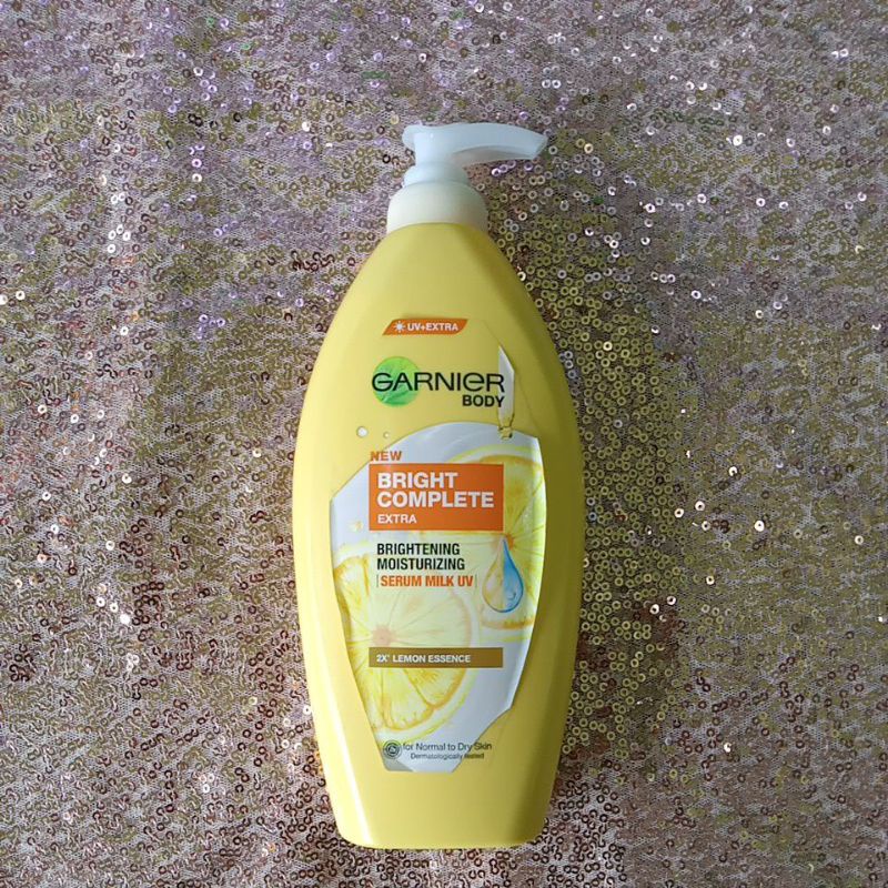 Jual 1PC GARNIER BRIGHT COMPLETE EXTRA BRIGHTENING BODY LOTION 400 Ml