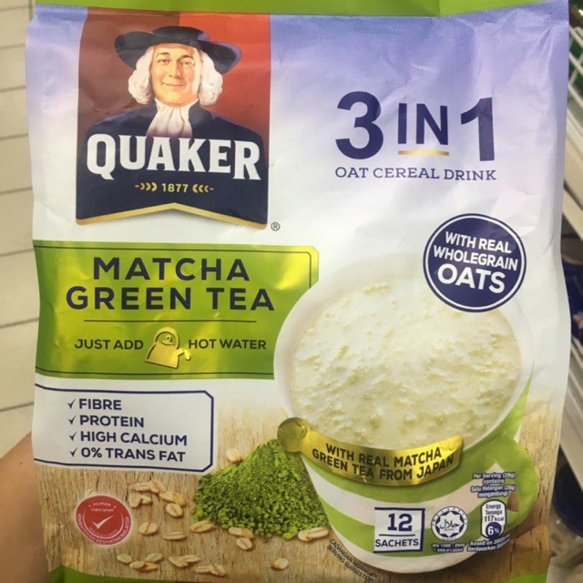 Jual Quaker 3in1 matcha green tea Shopee Indonesia