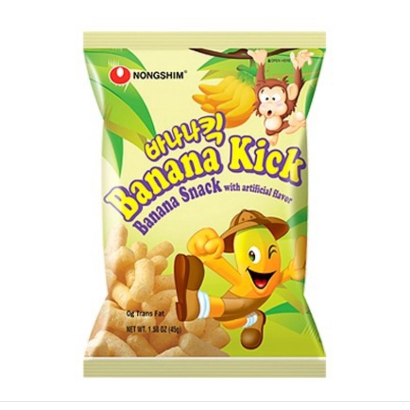 Jual Nongshim Banana Kick Snack 45g Shopee Indonesia