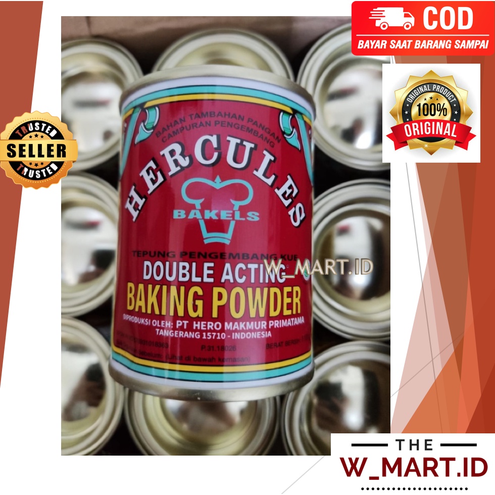 Jual BAKING POWDER DOUBLE ACTING HERCULES BUBUK BAKING POWDER HERCULES