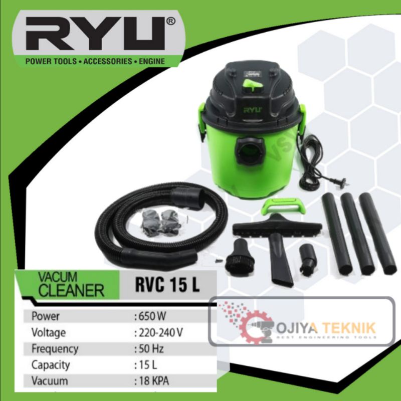 Jual RYU RVC 15 L RVC15L 15L VACUUM CLEANER ALAT MESIN SEDOT PENYEDOT