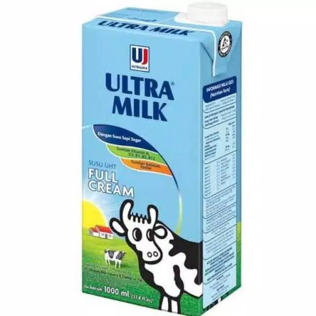Jual Susu ultra milk 1liter putih coklat full cream Shopee Indonesia(04)