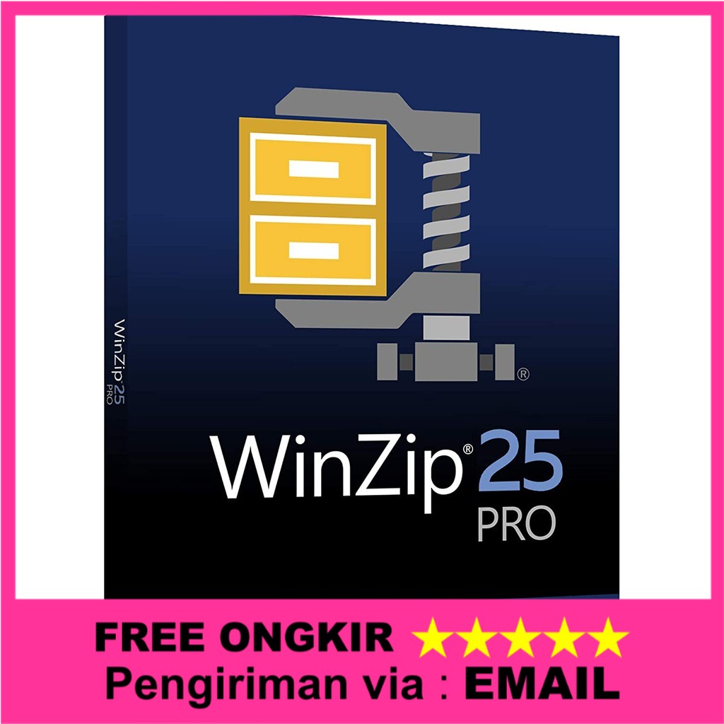 Jual Winzip 25 Versi Pro Aplikasi Arsip Kompres Extract Buat File Zip
