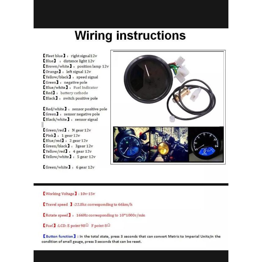 Jual Jual Speedometer Digital Bulat Bisa Dipasang Di Kawasaki W175