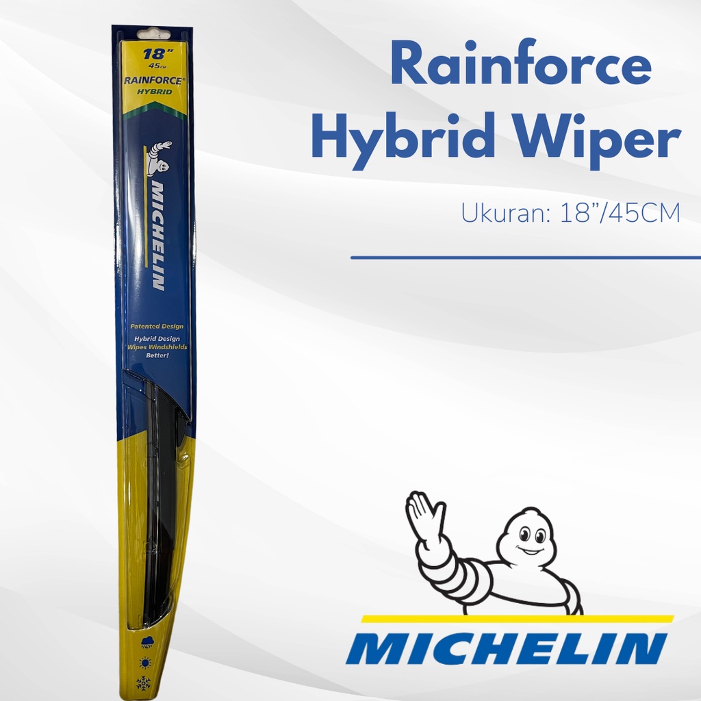 Jual Wiper Mobil Michelin Rainforce Hybrid Wiper Blade Frameless Ori