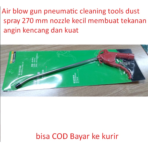 Jual Air blow gun pneumatic cleaning tools dust spray 270 mm nozzle
