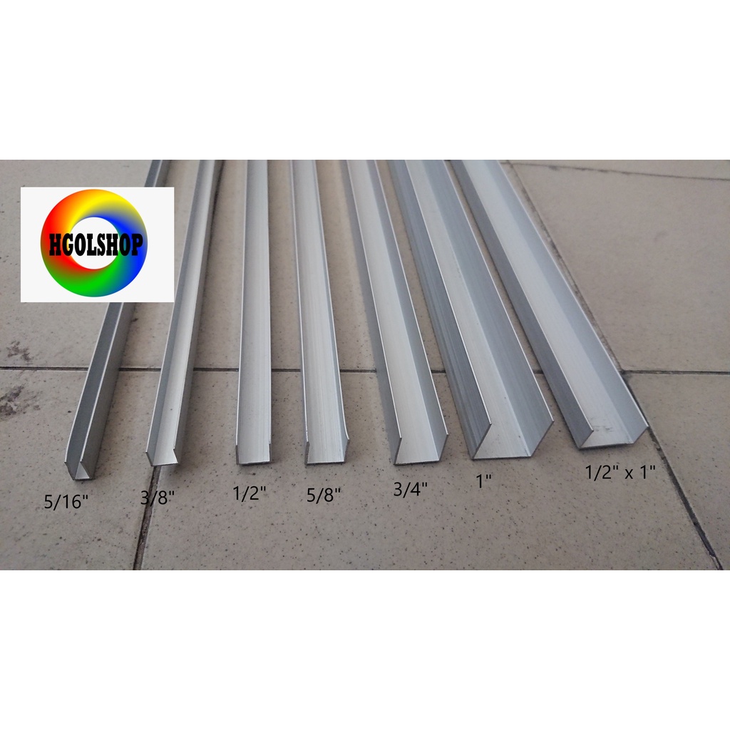Jual PROFILE ALUMINIUM U Shopee Indonesia