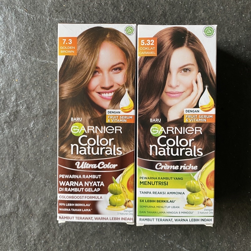Jual Garnier Color Naturals Hair Color Caramel Brown / Golden Brown