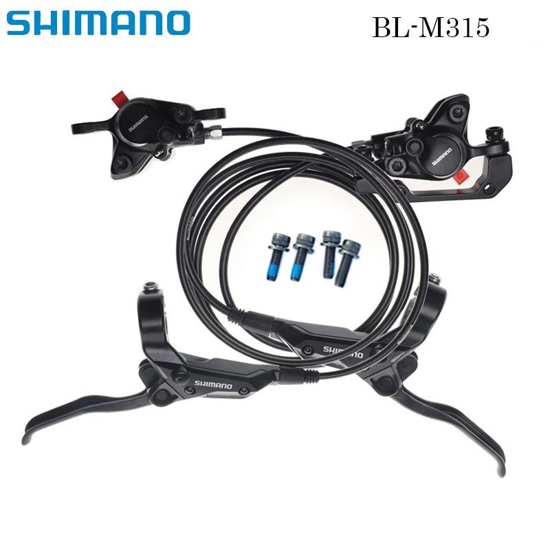 Jual DISC BRAKE SET SHIMANO M315 REM CAKRAM SEPEDA HIDROLIS KALIPER