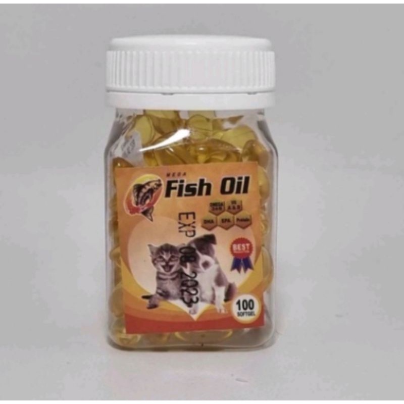 Jual minyak ikan untuk kucing harga murah (fish oil) harga satuan