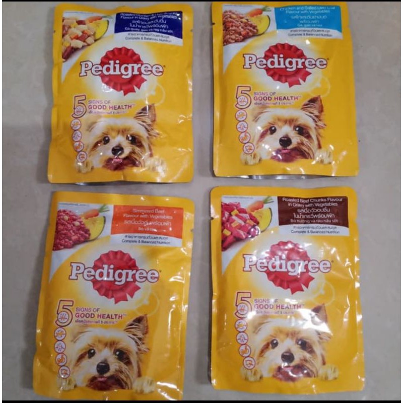 Jual Pedigree pouch varian rasa Shopee Indonesia