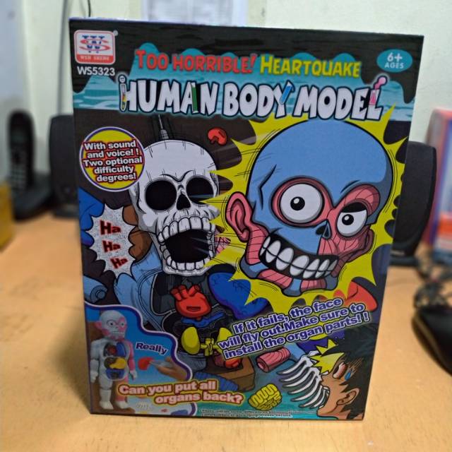 Jual HUMAN BODY MODEL GAME / EXPLODING SHAKING HUMAN BODY / TOY