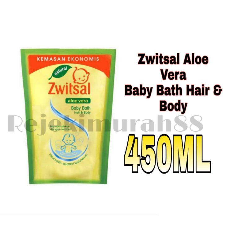 Jual Zwitsal Aloe Vera Baby bath Hair & Body 450Ml Shopee Indonesia