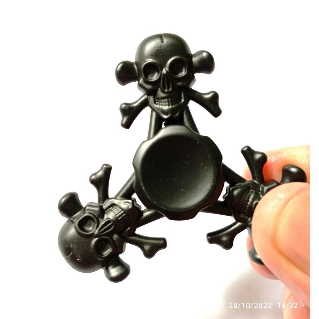 Jual Fidget Spinner MURAH LEBAY Tengkorak Premium Series (bahan BESI